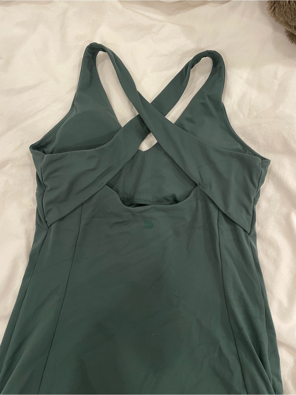 all in motion dark green tennis mini dress - Picture 3 of 5